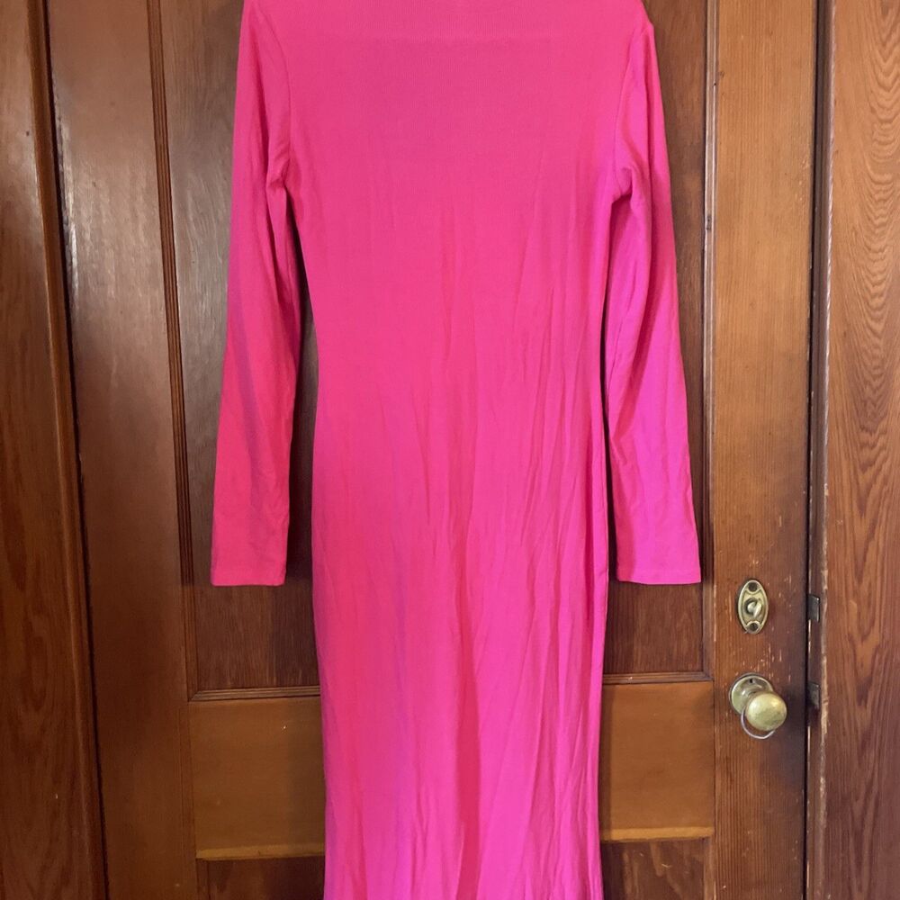 REORIA Women's Basic Summer Casual Lounge Long Dress Elegant Long Sleeve XL NWT - Picture 8 of 10